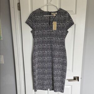 Michael Kors Classic Black and White Plaid Dress - BNWT